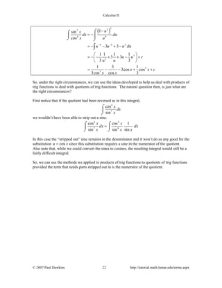 Calc ii complete | PDF