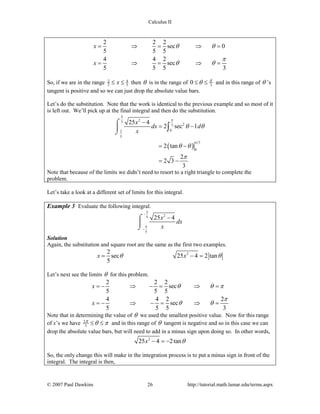 Calc 2 Math Example Calc ii complete | PDF