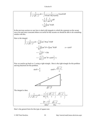 Calc ii complete | PDF