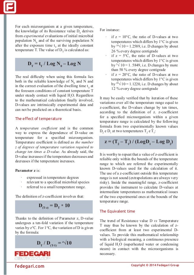 Moistheat sterilization highlights on equivalent time f0