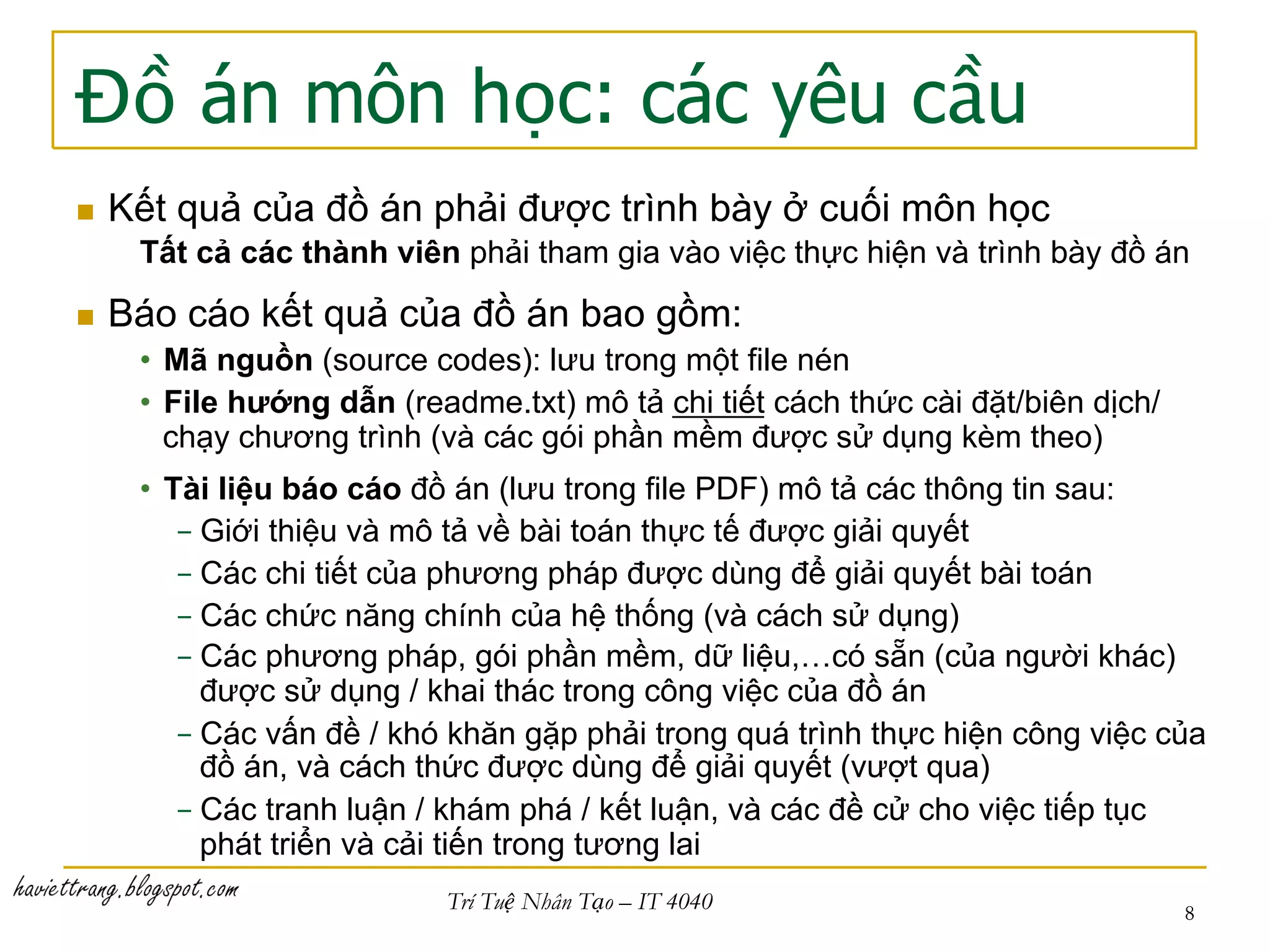 Artificial intelligence ai gioi thieu-mon_hoc_it4040 | PDF