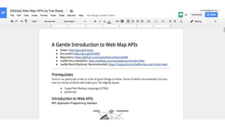 Web Api Map Intro to Web Map APIs | PPTX