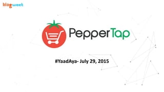 #YaadAya- July 29, 2015
 