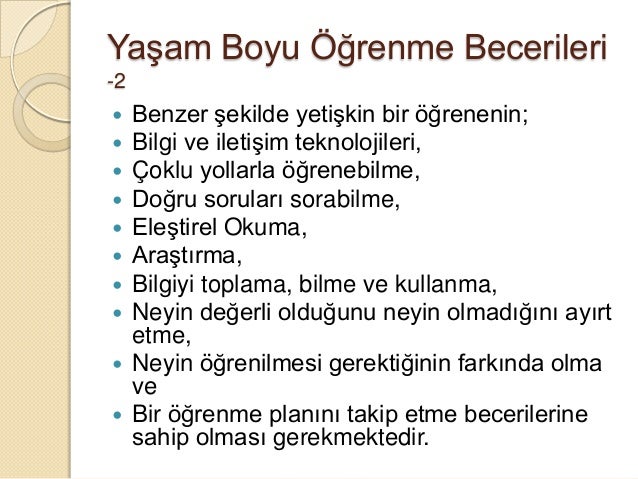 Yasam Boyu Ogrenme Nedir Insanligin Uzayan Omru