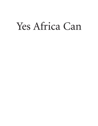 Yes Africa Can
 