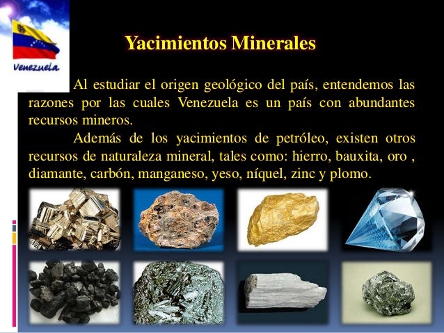 Yacimientos mineros 5to año