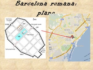 Barcelona romana: plano 