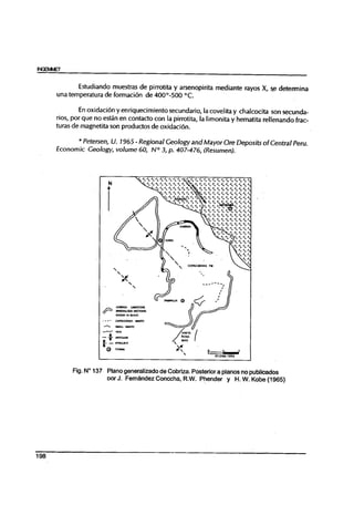 Yacimiento tipo skarn del Peru