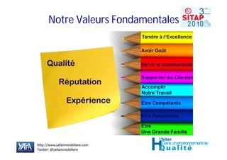 Notre Valeurs Fondamentales
 