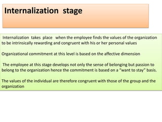organizational commitment | PPTX
