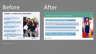 Case Study - Before and After of a corporate presentaion slide update ...