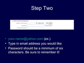 Introduction to Yahoo Email | PPT