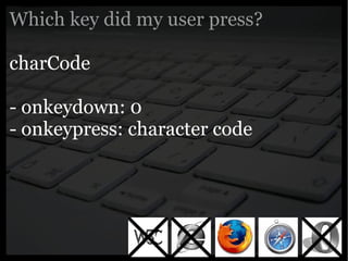 Yahoo presentation: JavaScript Events