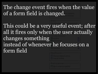 Yahoo presentation: JavaScript Events