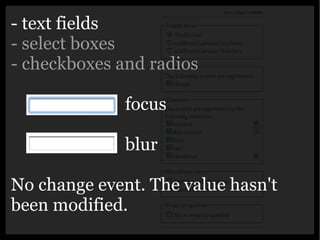 Yahoo presentation: JavaScript Events