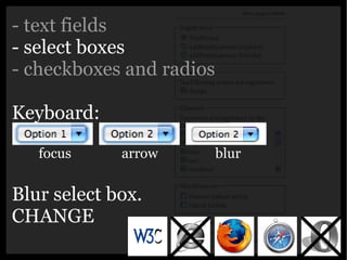 Yahoo presentation: JavaScript Events