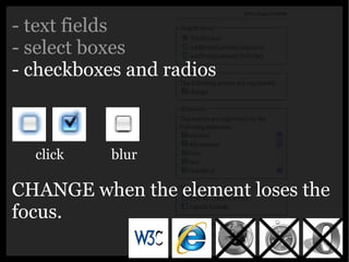 Yahoo presentation: JavaScript Events
