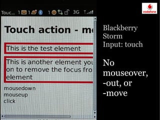 Yahoo presentation: JavaScript Events