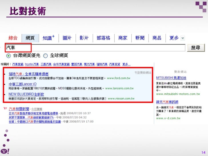 Yahoo 奇摩關鍵字廣告聯播網