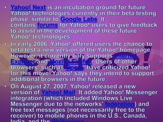 Yahoo Powerpoint | PPTX