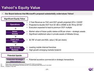 Yahoo! Investor presentation | PDF