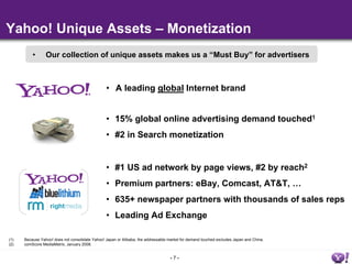 Yahoo! Investor presentation | PDF