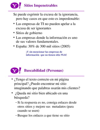 Yahoo | Búsquedas: su uso para diseñar un mejor sitio