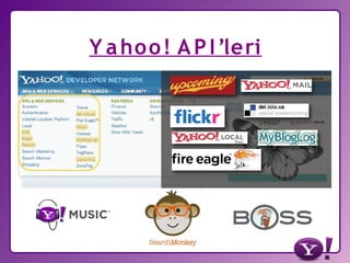 Yahoo! Türkiye ve Yahoo Developer Network