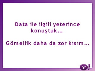 Yahoo! Türkiye ve Yahoo Developer Network