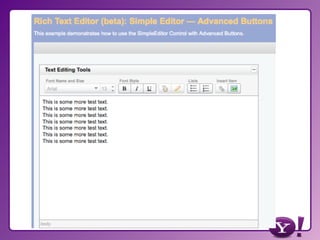 Yahoo! Türkiye ve Yahoo Developer Network