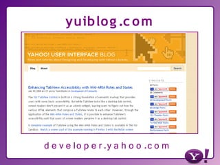 Yahoo! Türkiye ve Yahoo Developer Network