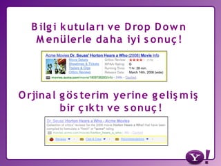 Yahoo! Türkiye ve Yahoo Developer Network