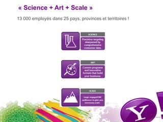 « Science + Art + Scale » 13 000 employésdans 25 pays, provinces et territoires !13 May, 20117