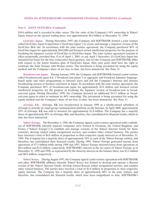 1999 Financial Section