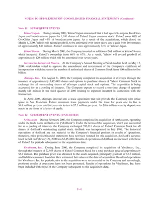 1999 Financial Section