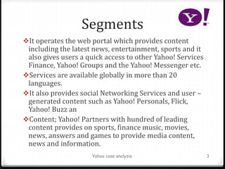 Yahoo case analysis | PPTX