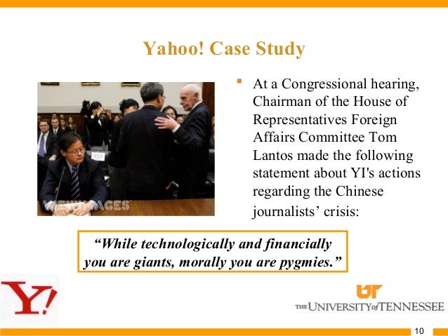 Yahoo case study