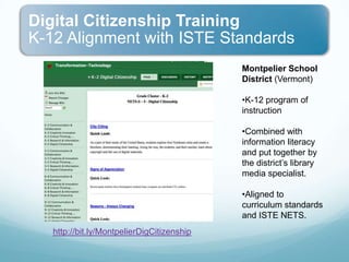 Montpelier School District (Vermont)K-12 program of instruction 