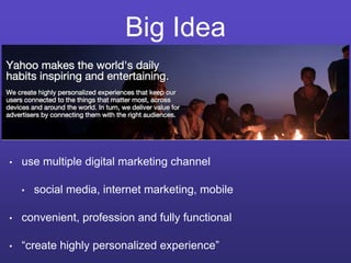 Yahoo digital strategy | PPTX
