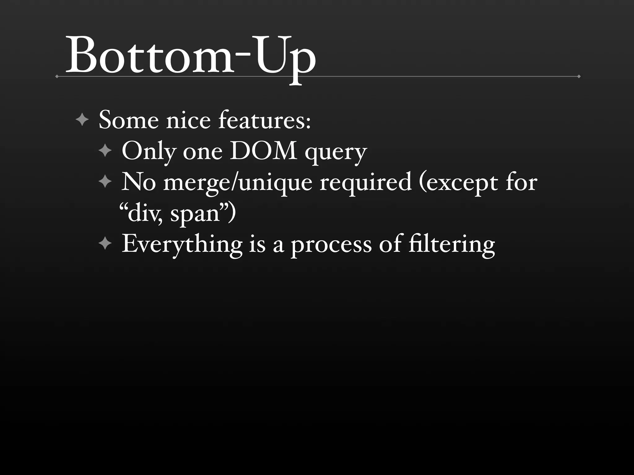 The DOM is a Mess @ Yahoo