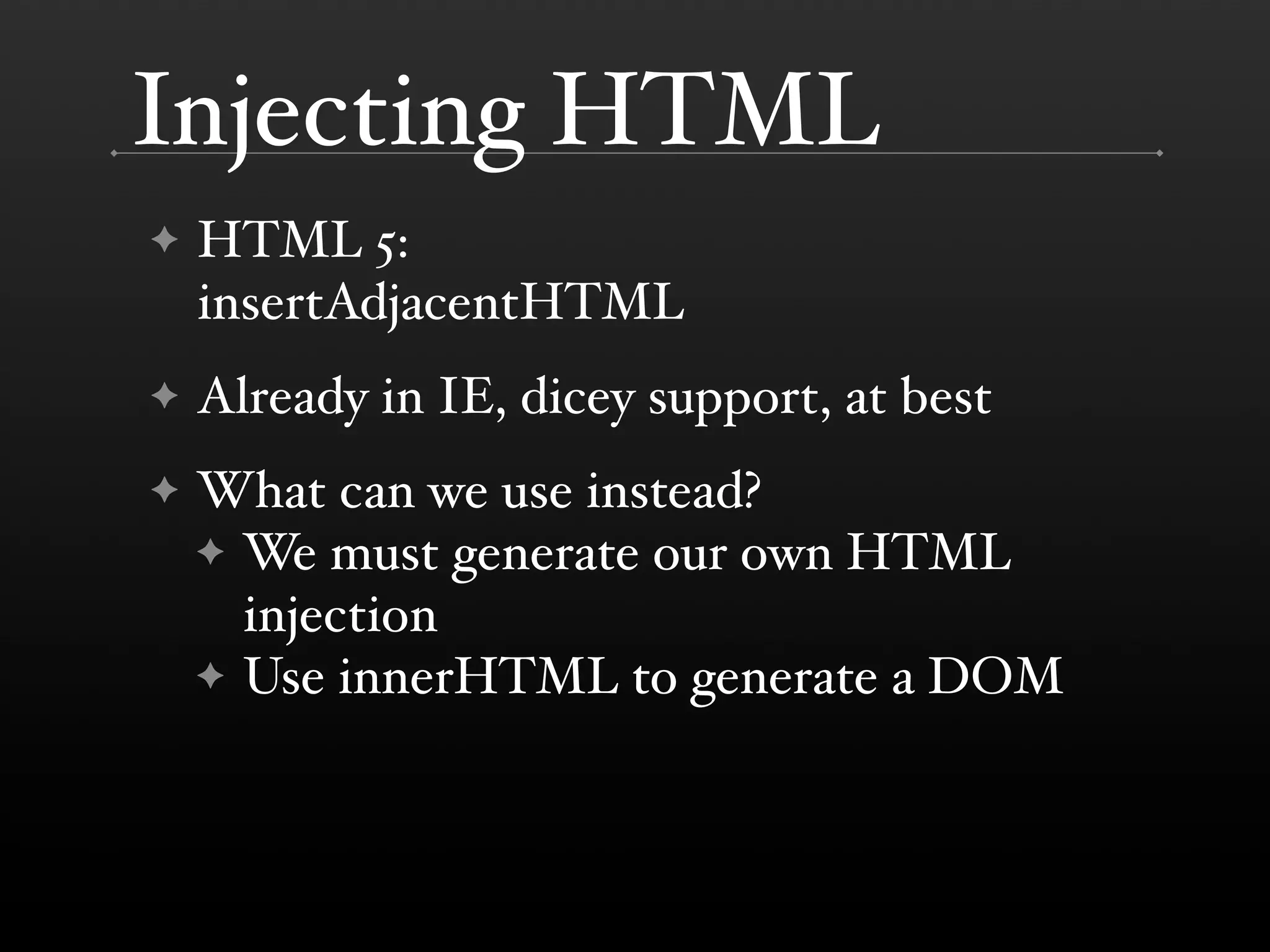 The DOM is a Mess @ Yahoo