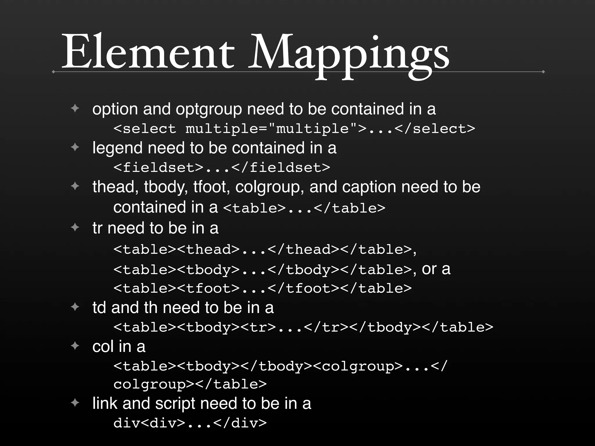 The DOM is a Mess @ Yahoo