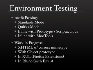 The DOM is a Mess @ Yahoo