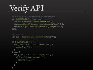 The DOM is a Mess @ Yahoo