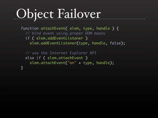The DOM is a Mess @ Yahoo