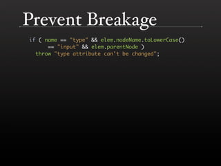 The DOM is a Mess @ Yahoo