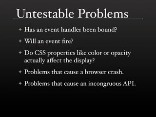 The DOM is a Mess @ Yahoo