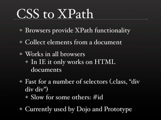 The DOM is a Mess @ Yahoo