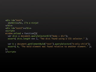 The DOM is a Mess @ Yahoo