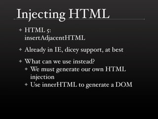 The DOM is a Mess @ Yahoo